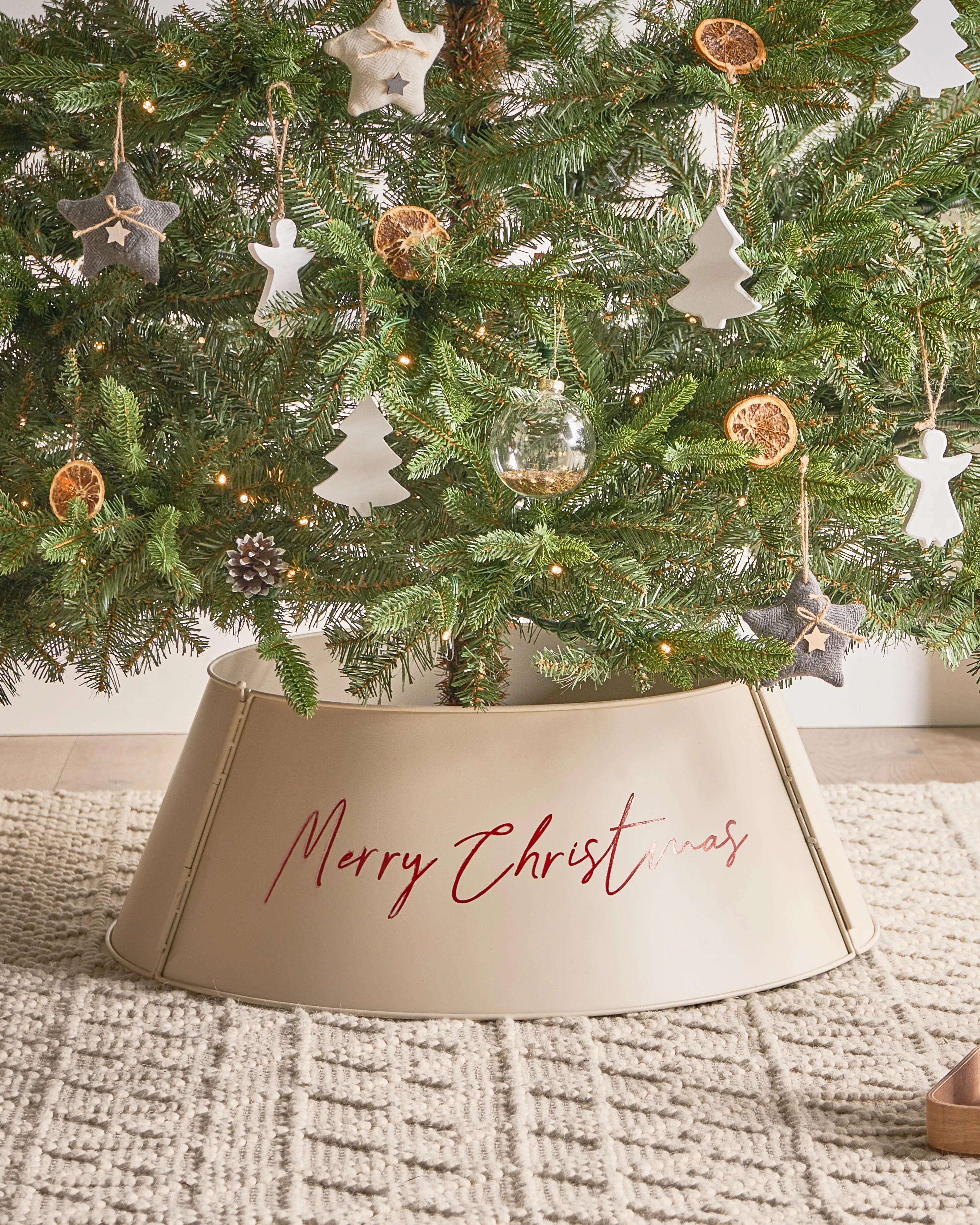 Christmas Tree Collar IMATRA Iron Beige 65 cm