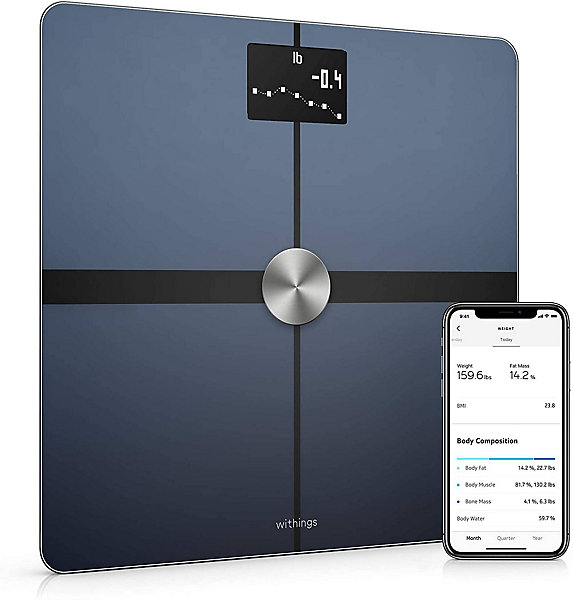 Balance connectée pèse-personne Withings Body Plus noir