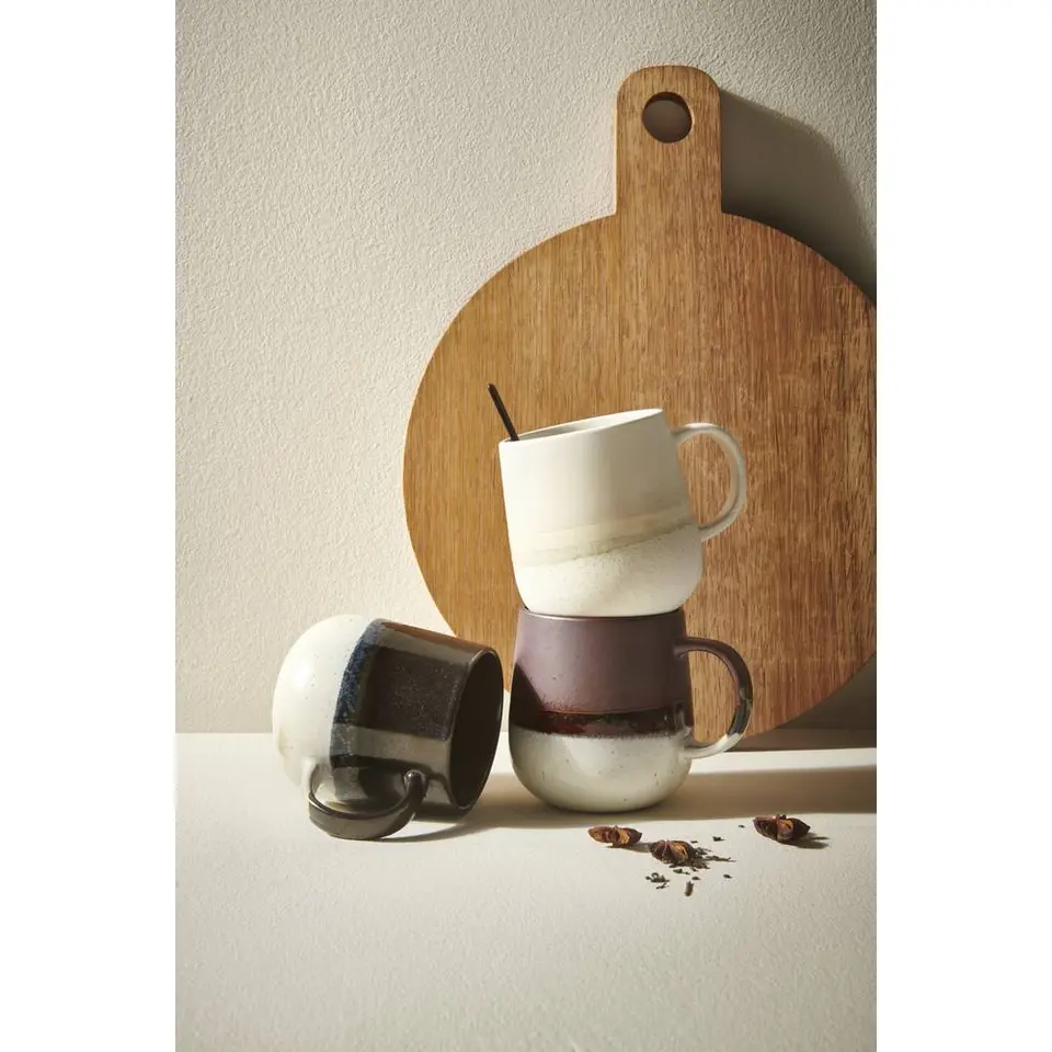 Mok met oor Pippa - cr&egrave;me - stoneware - 400 ml