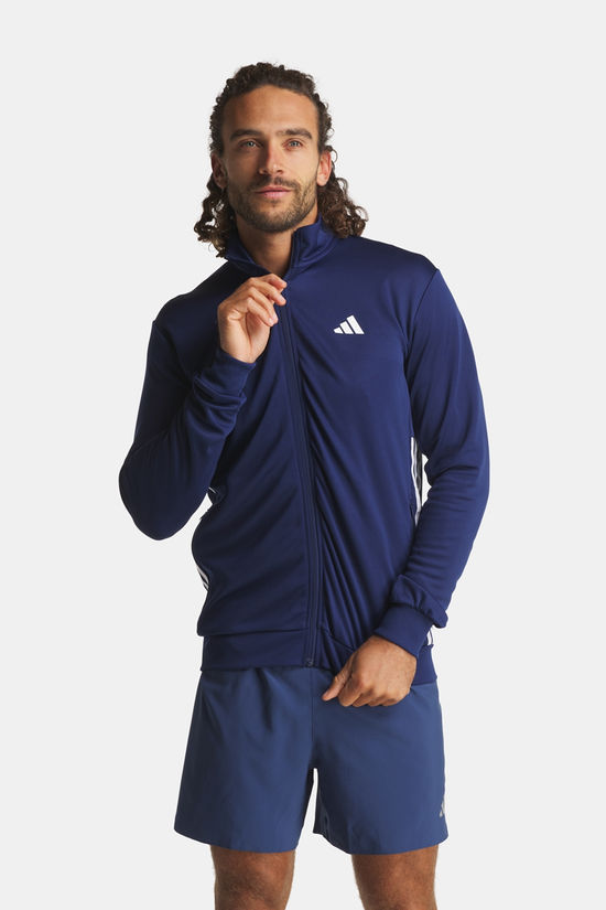 adidas The Workout Essentials All-Set 3-Stripes Knit Track Top