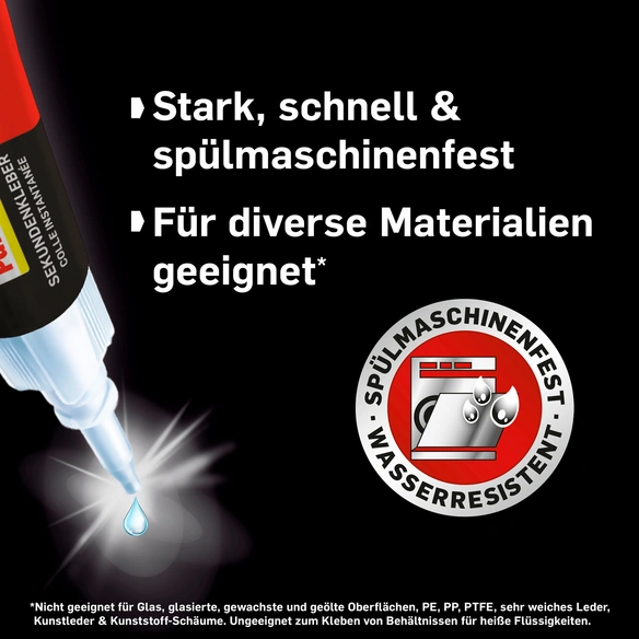 Sekundenkleber farblos, 3 g
