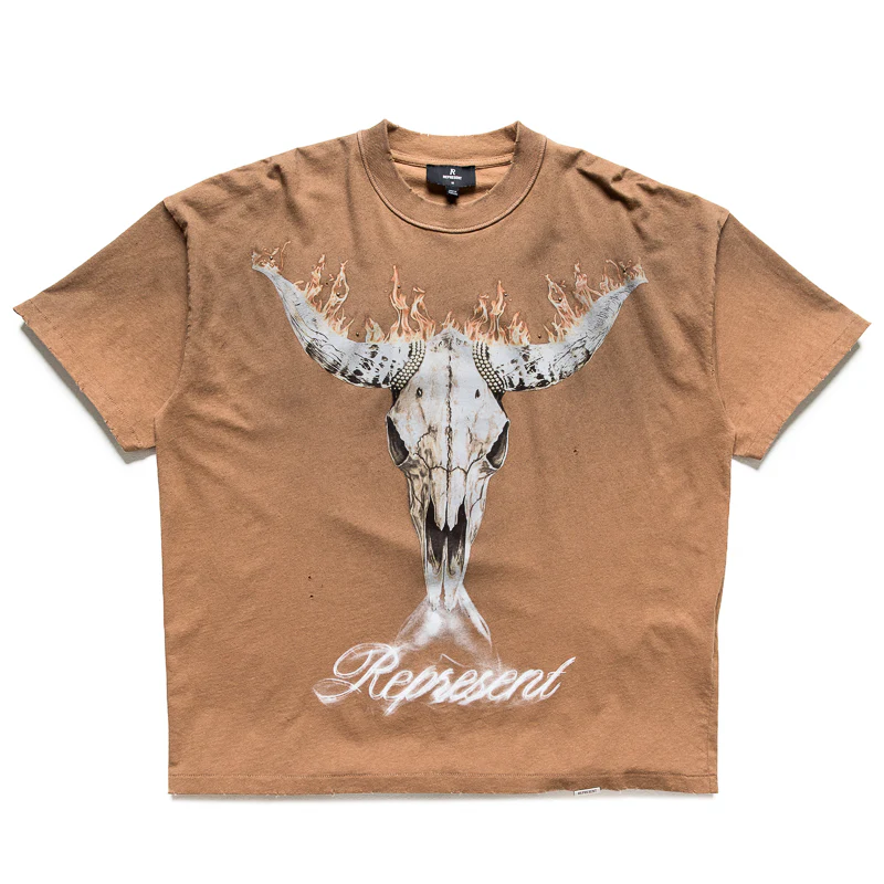 Represent British Cowboys Tee - Dusty Brown