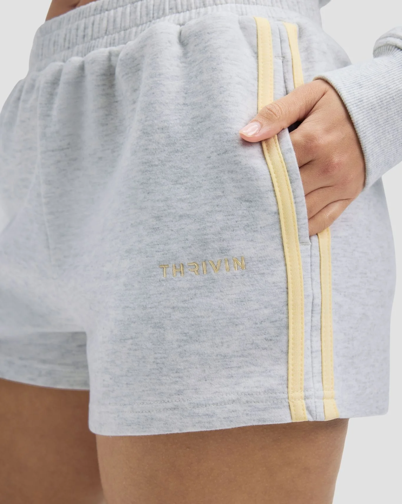 Jersey Stripe Shorts | Marl