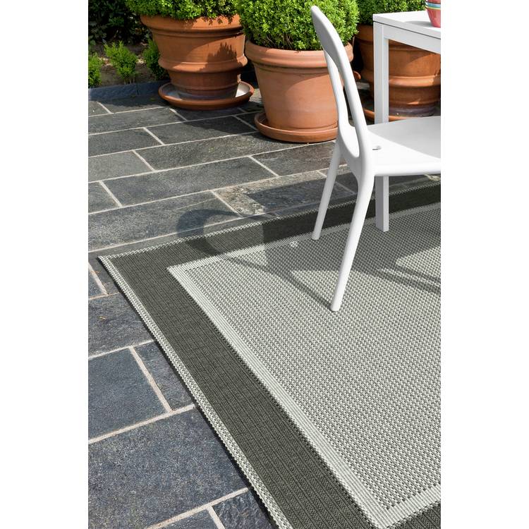 Solstice Grey Indoor Outdoor Rug - 200X290cm