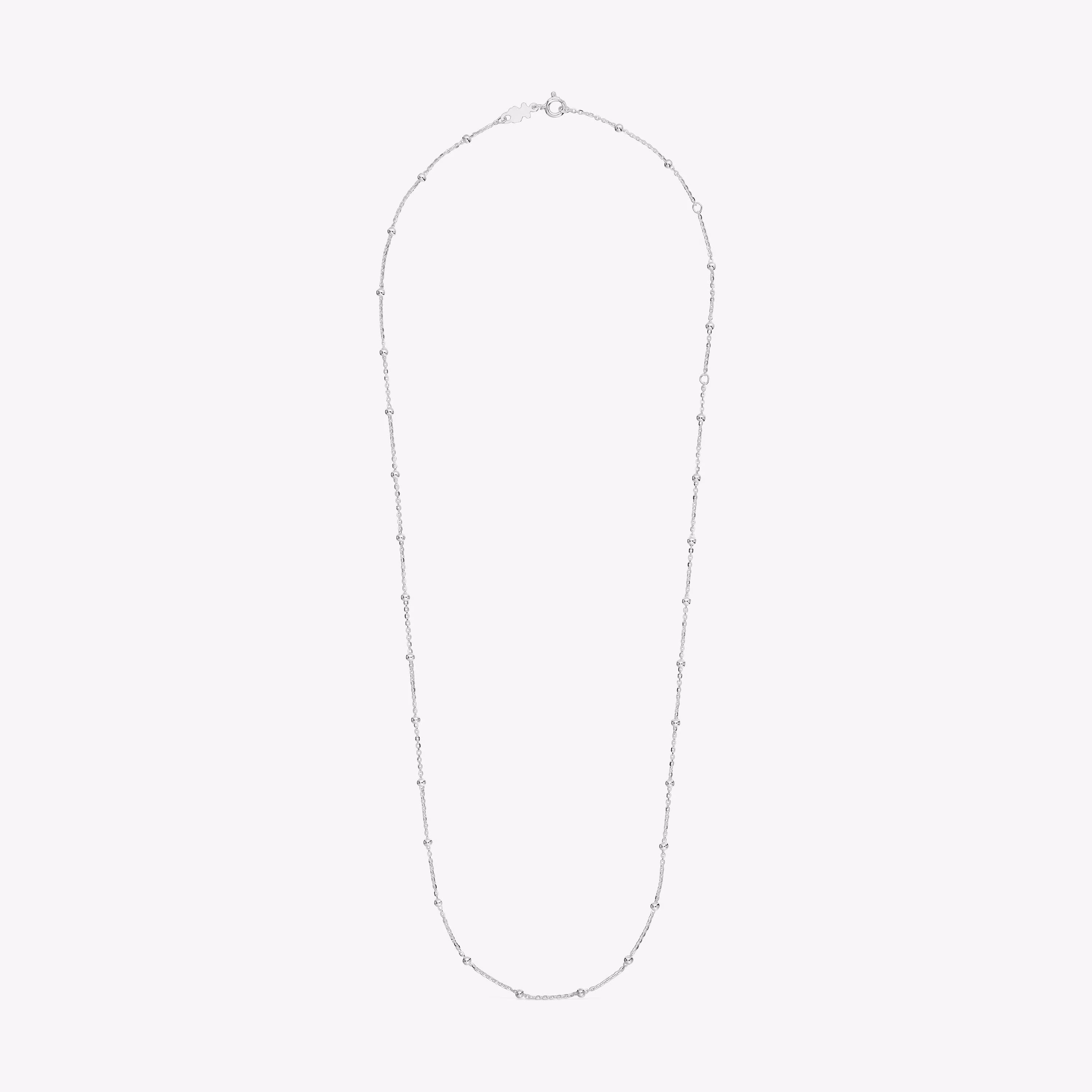 Gargantilla de plata con bolas intercaladas 60 cm TOUS Basics