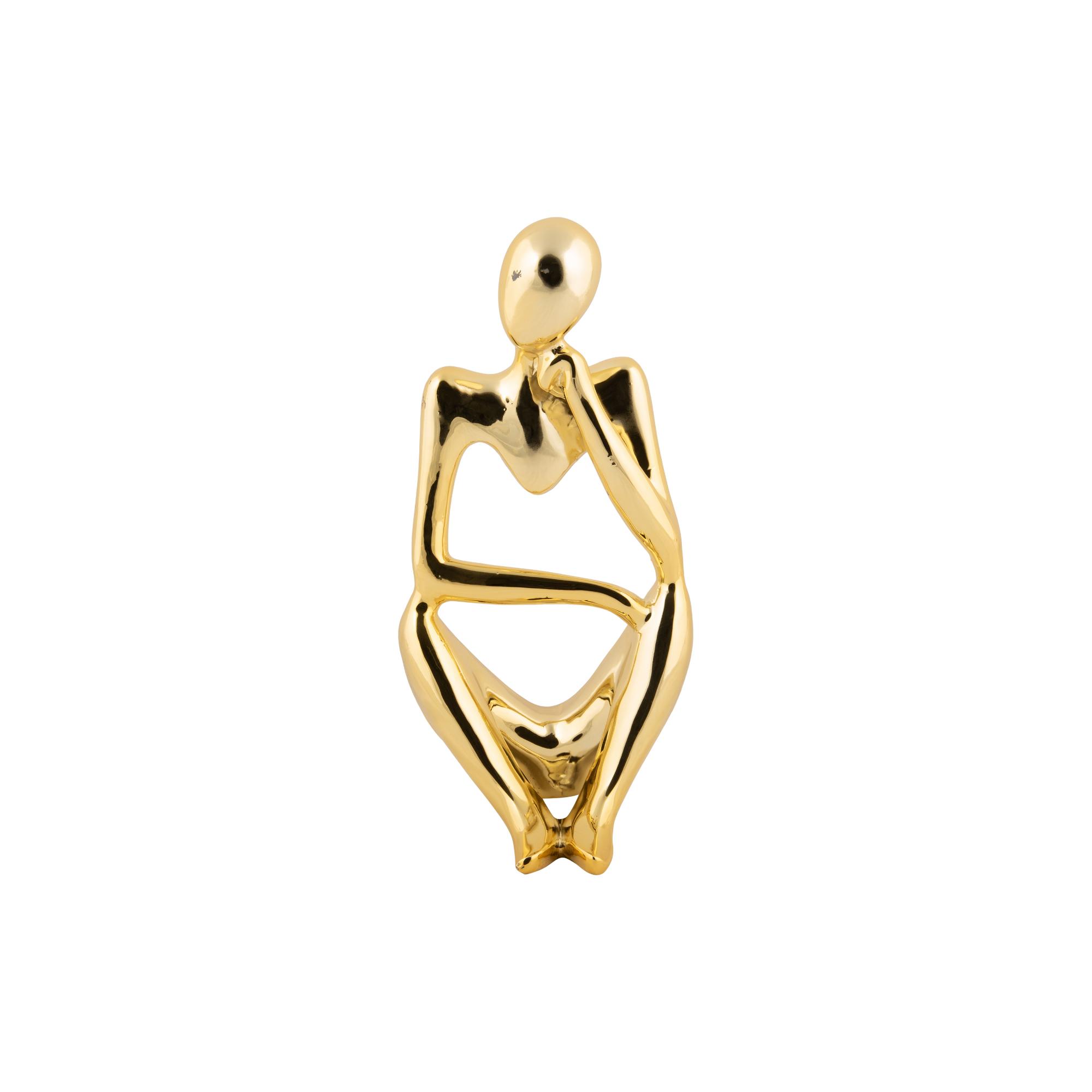 Present Time ornament Imagine - goud - 12.5x10x23.5cm