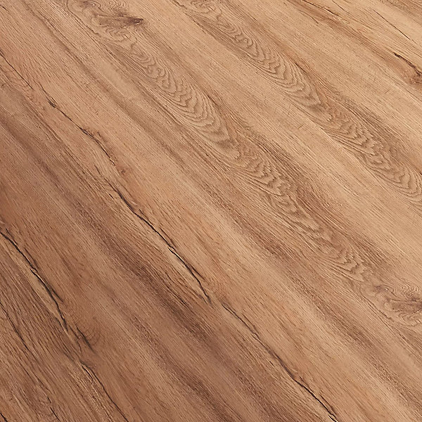 Lot de 10 planches vinyle SPC Okapirg 2,196 m² 5 mm 122 x 18 cm effet chêne nordique NEU.HOLZ