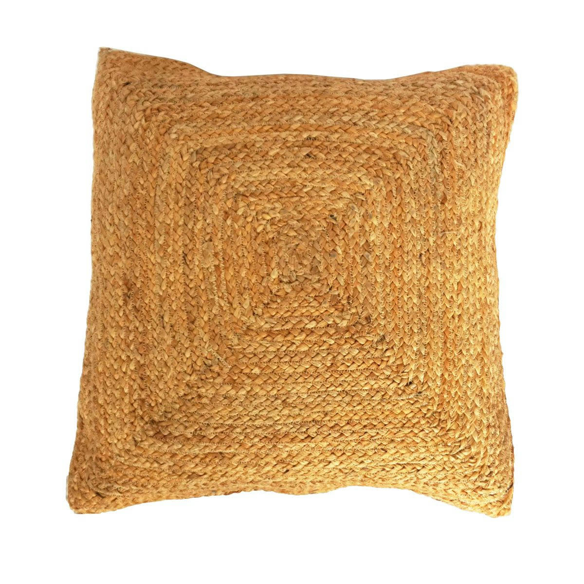 TAMAN - Coussin carré en jonc de mer 60 x 60 cm