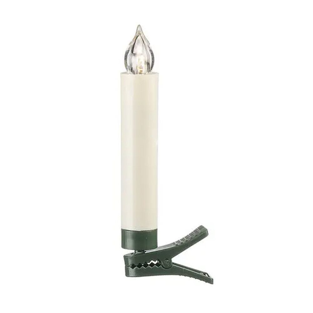 JULETRELYS KONSTSMIDE 10 LYS LED MED FJERNKONTROLL 1900-100 8CM