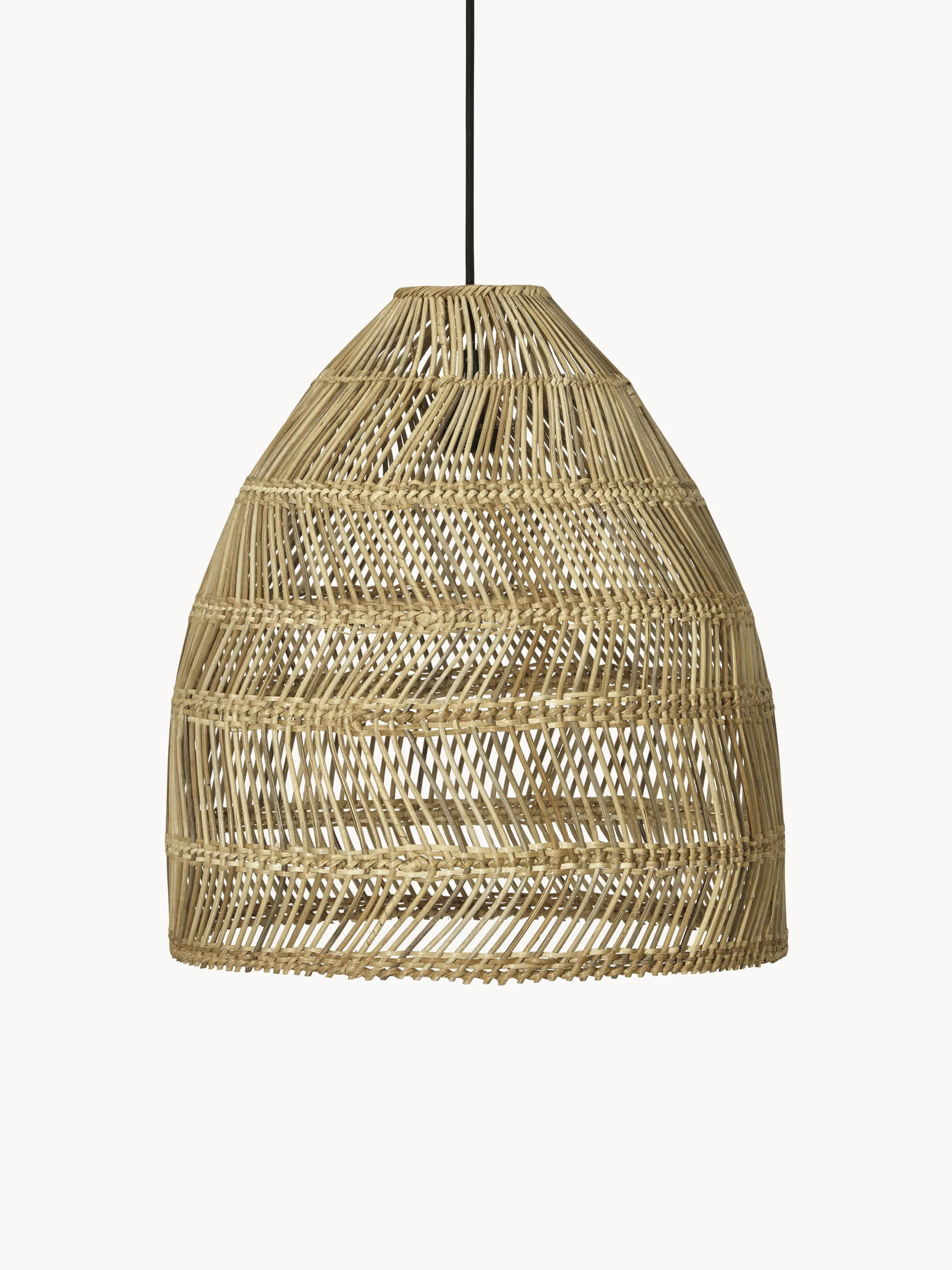 Außen-Pendelleuchte Maja aus Rattan, in verschiedenen Größen