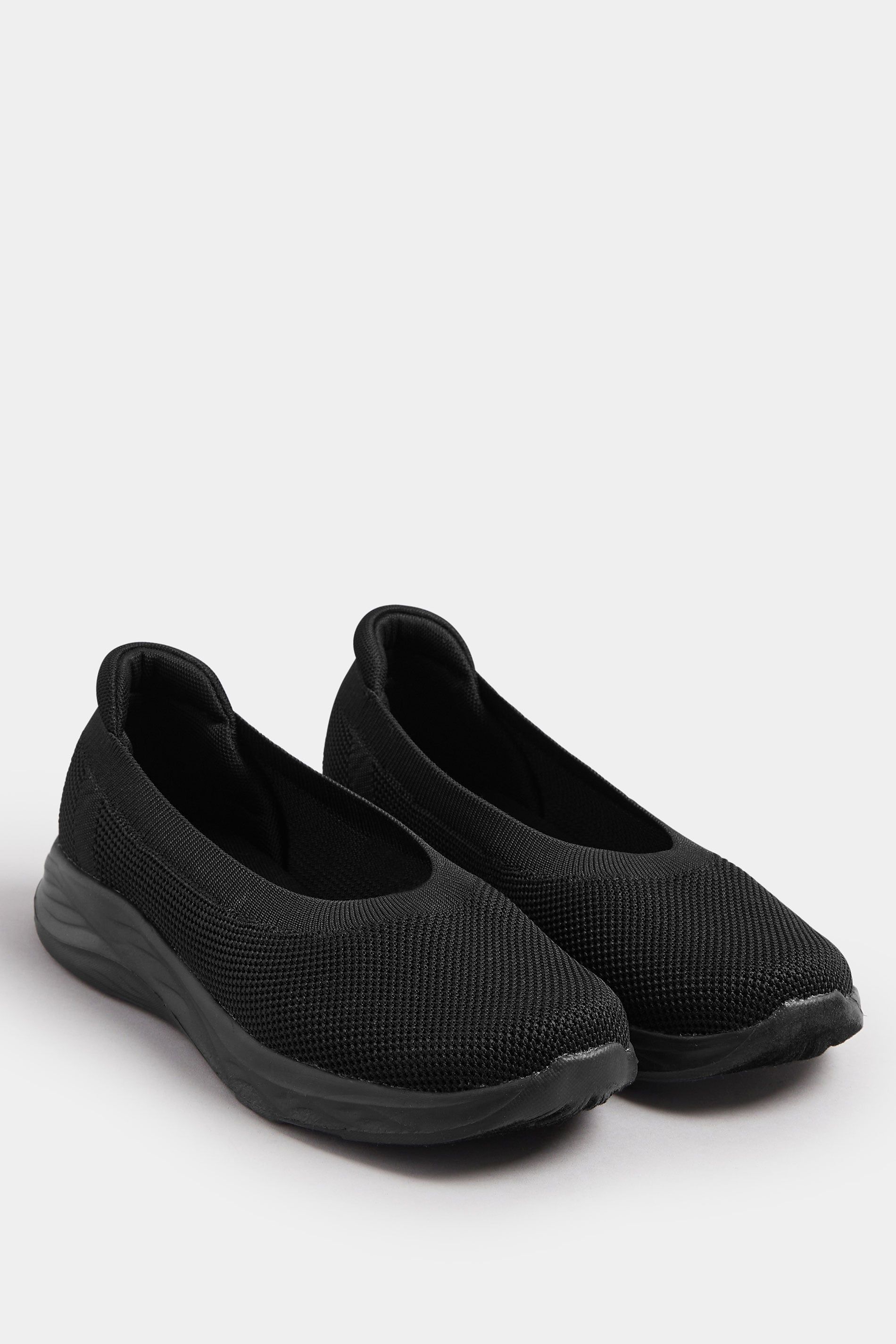 Yours Slip On Knit Trainers