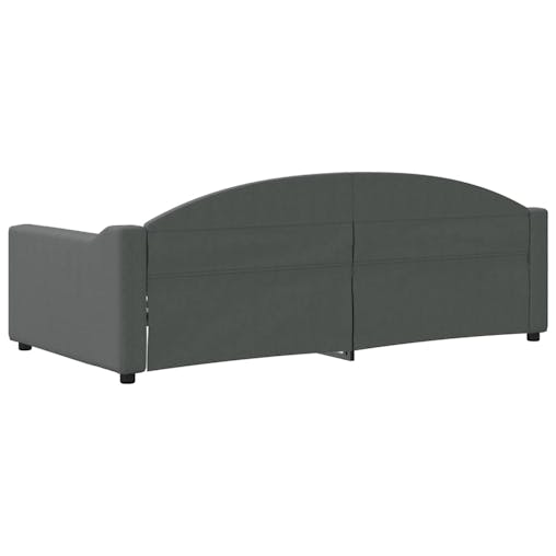 NNEVL Day Bed Dark Grey 90x190 cm Fabric