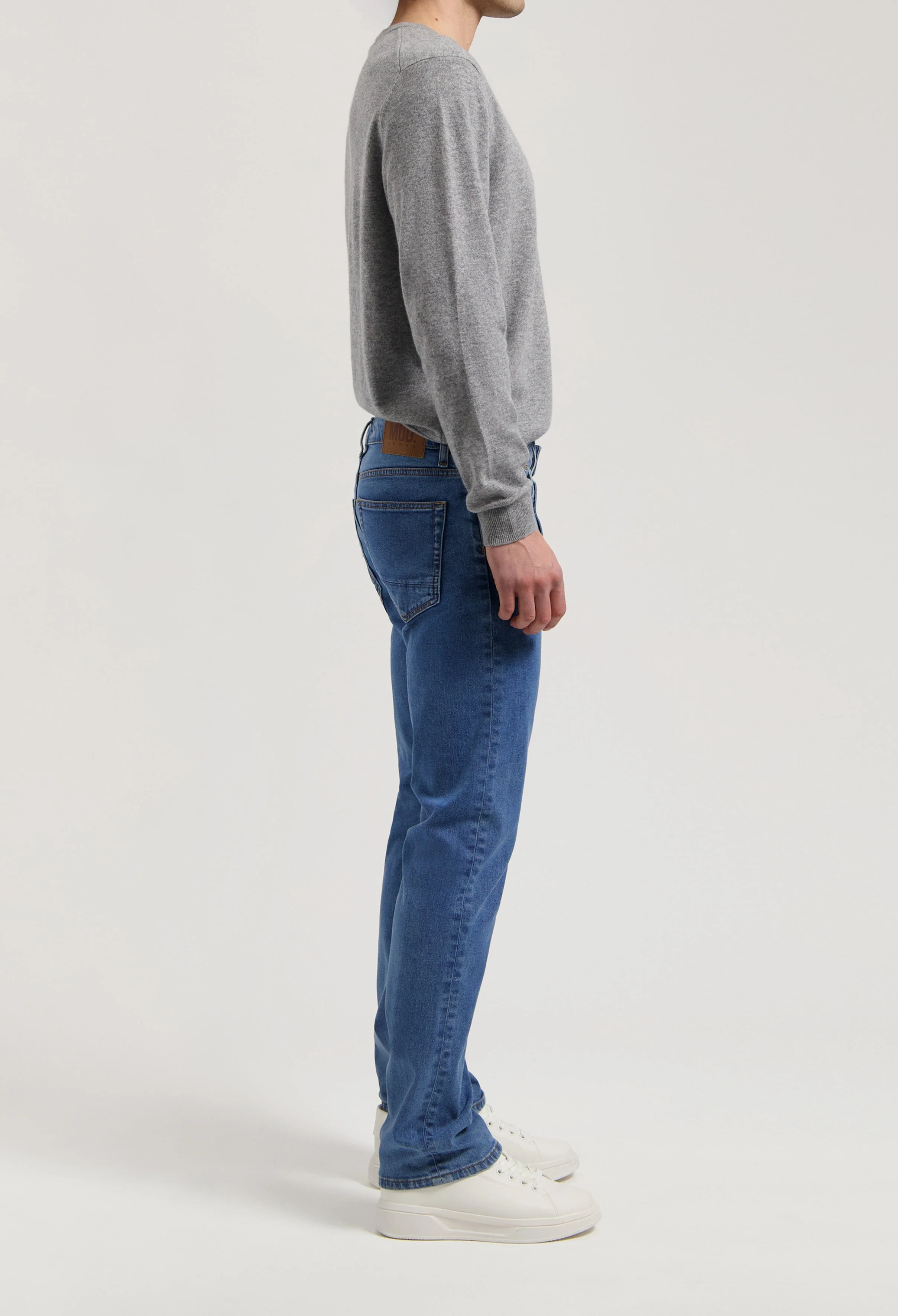 Bryce Mid Straight - Stone Vintage