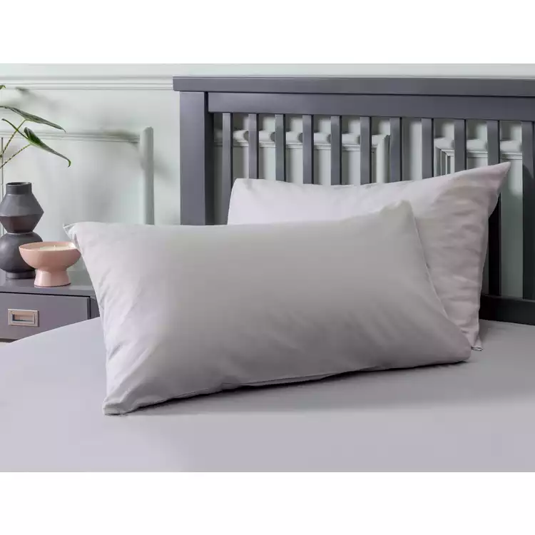 Habitat Soft and Cosy Brushed Cotton Pillowcase Pair - Grey