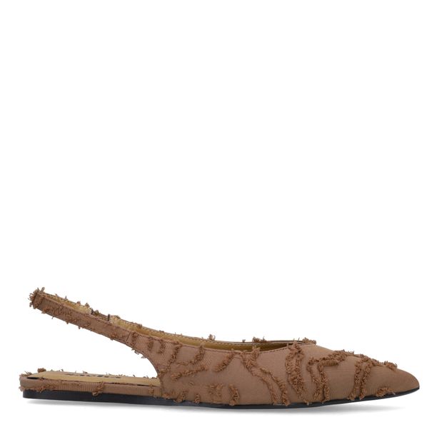 Bruine slingbacks