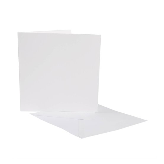 White Cards6 x 6 Inches 50 Pack