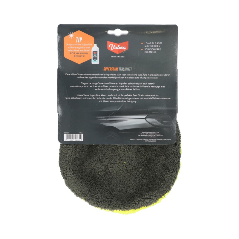 Gant de lavage en microfibres Supershine VALMA