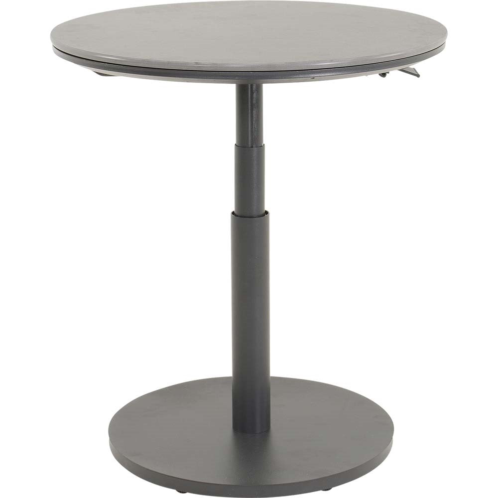 Lesli Living tuintafel Geneva - grijs - ø59cm