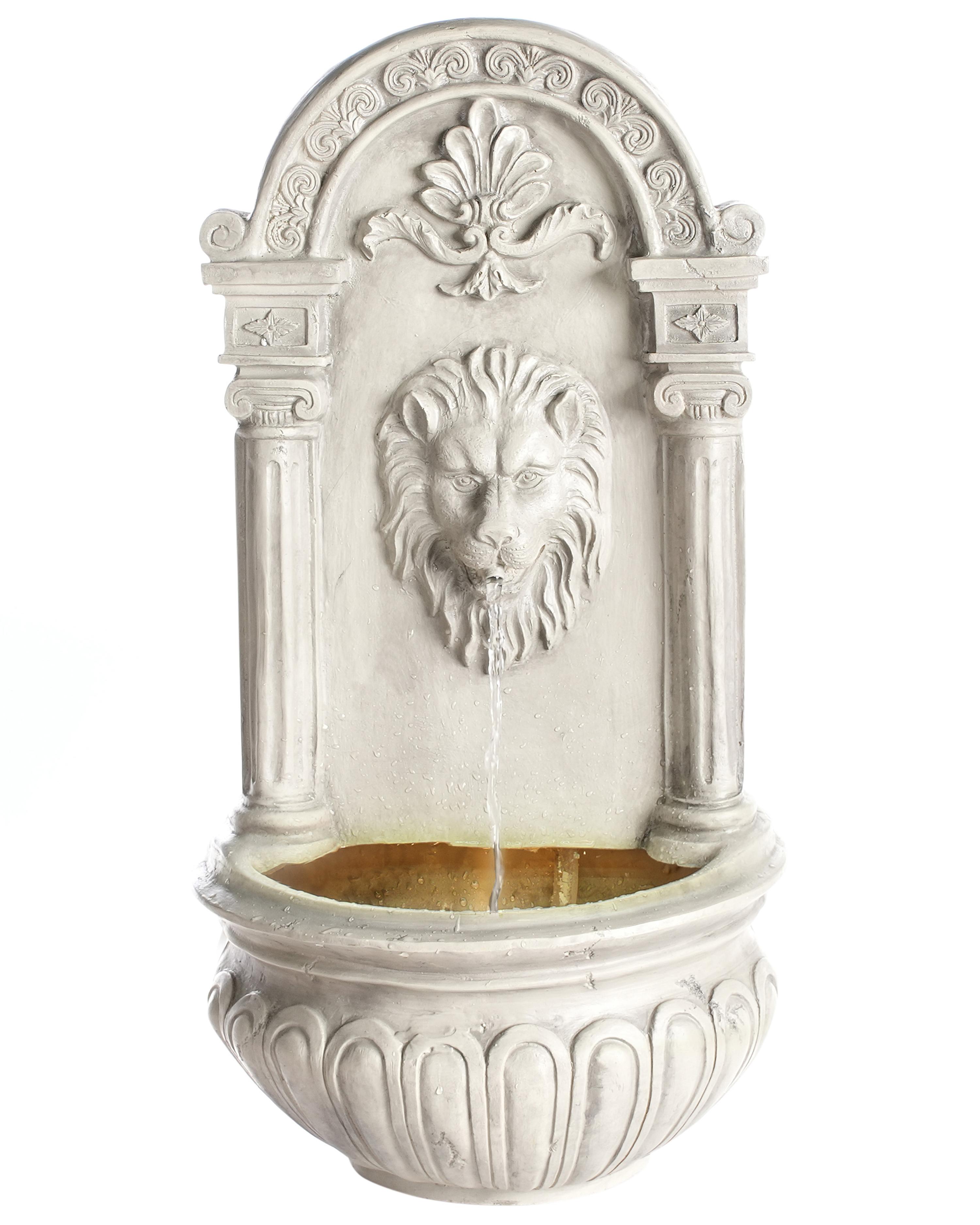 Garden Water Feature LED MARMORE Light Beige