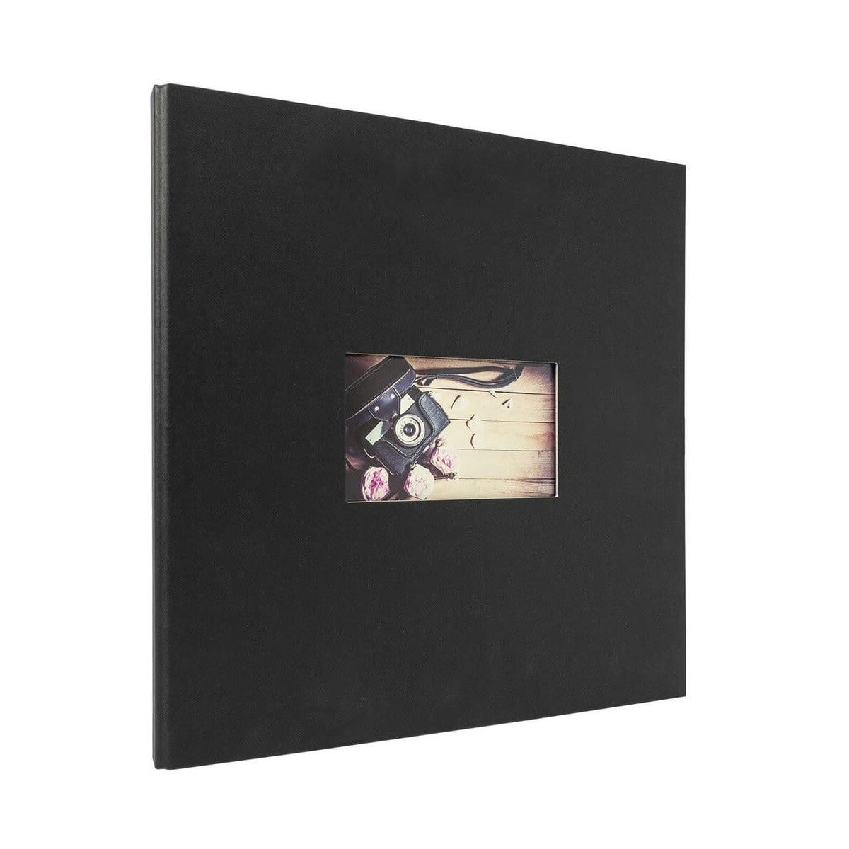 STUDIO - Album photo traditionnel noir 60 pages 300 photos 10x15