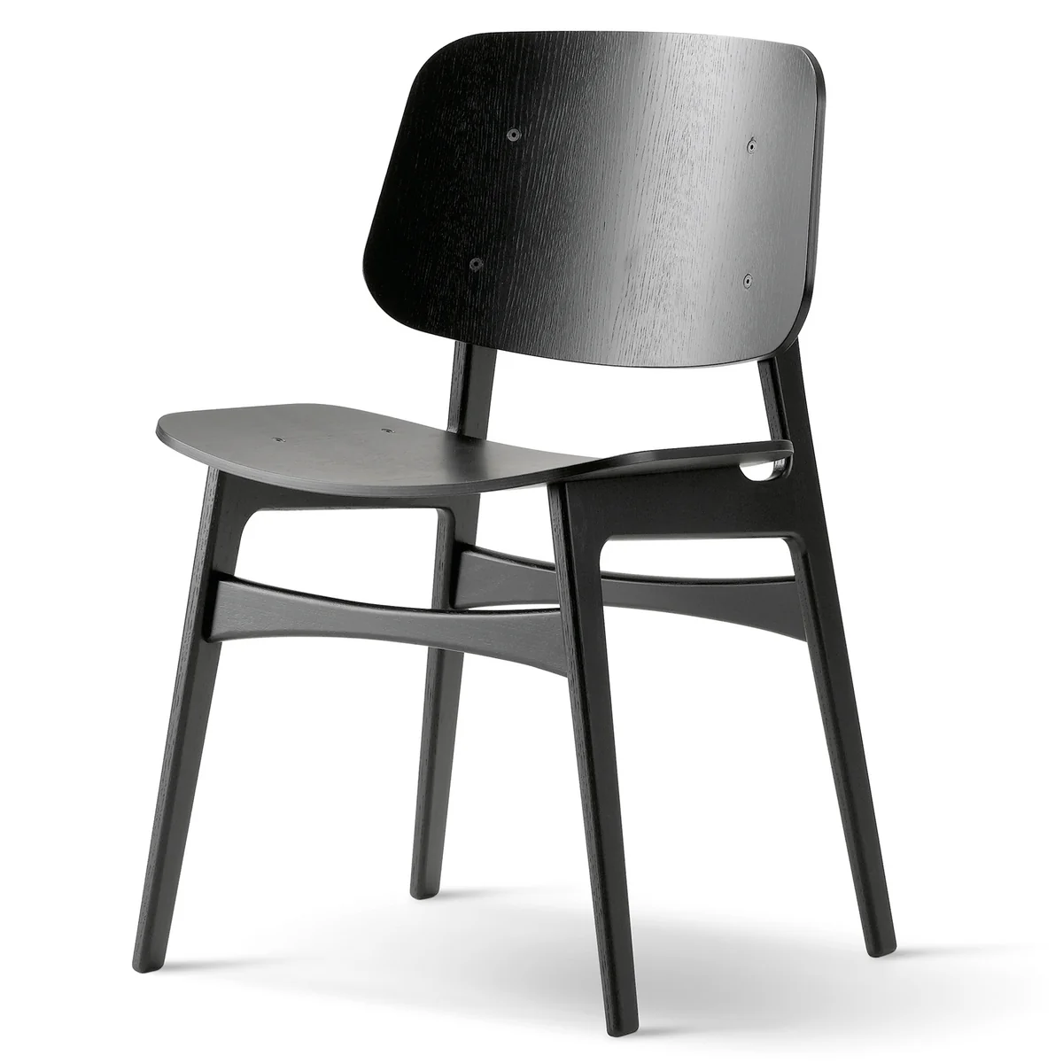 Fredericia - Søborg Stuhl (Model 3050), Eiche schwarz lackiert