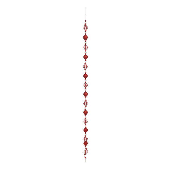 Girlanda świąteczna z bombkami, 180 cm