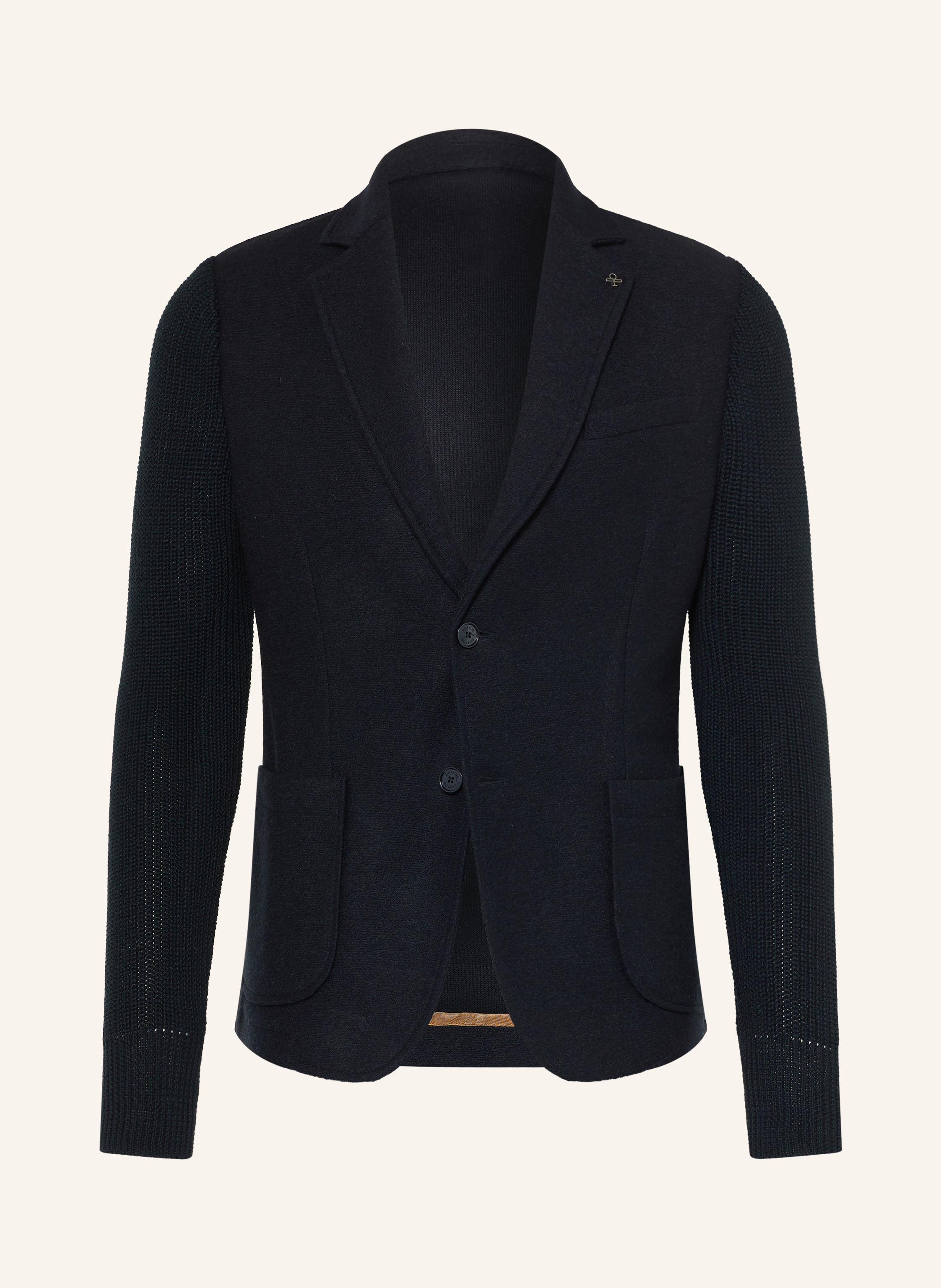 DISTRETTO 12 Sakko REGENT Slim Fit im Materialmix