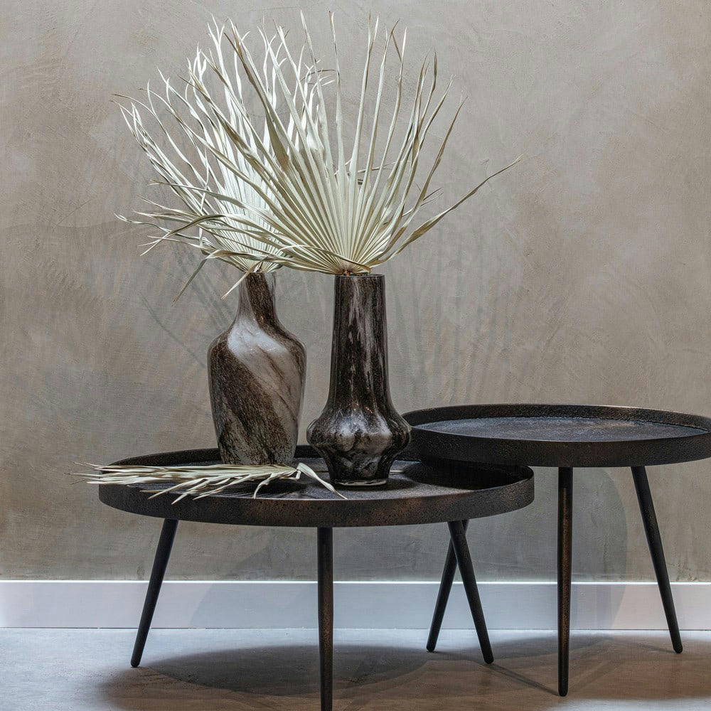 BOUNDS - Table basse ronde D76cm laiton