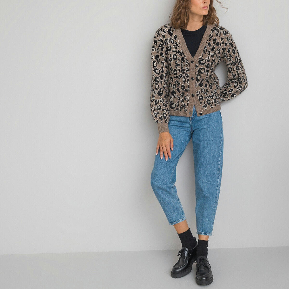 Gilet motif léopard