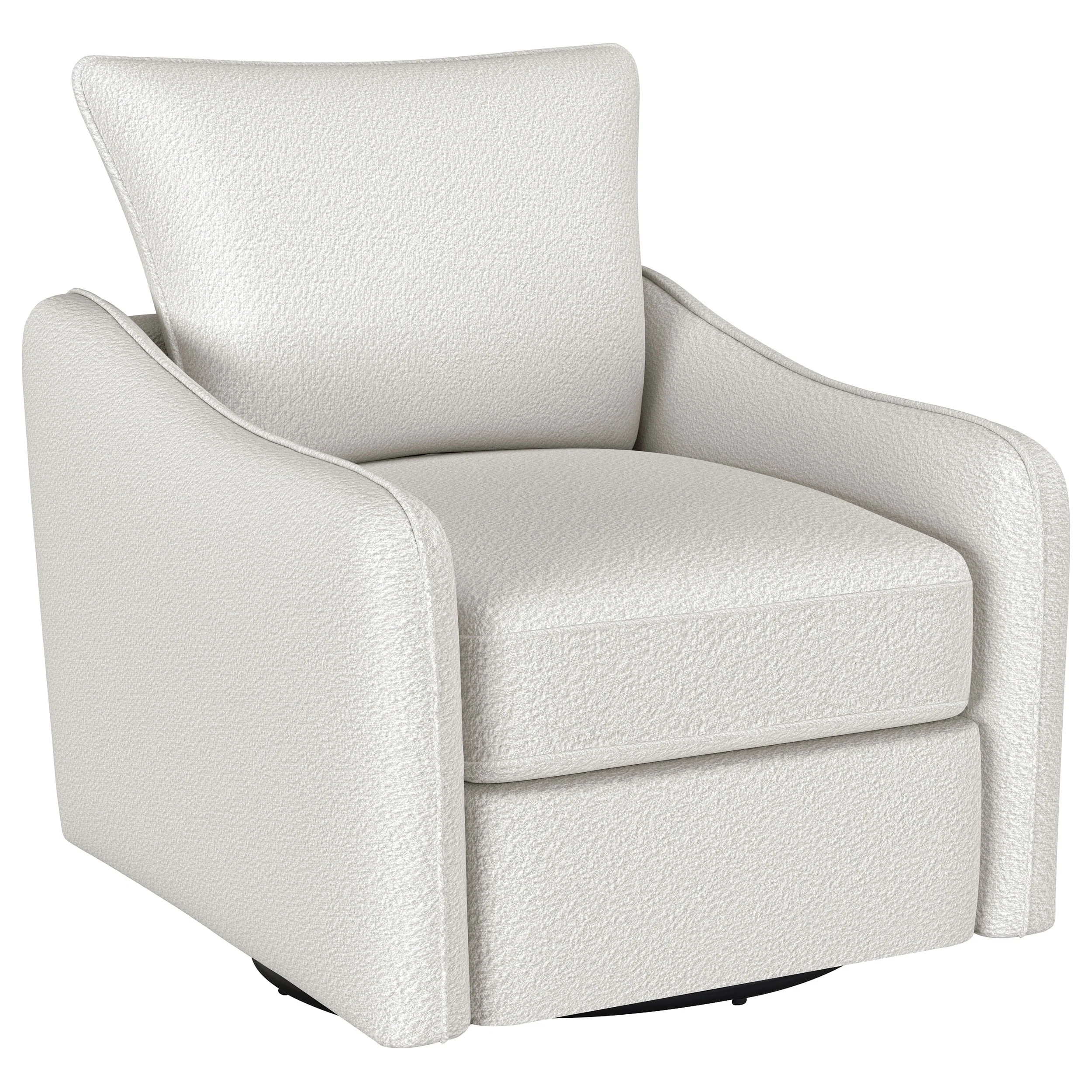 Madia Upholstered Sloped Arm Swivel Glider Chair