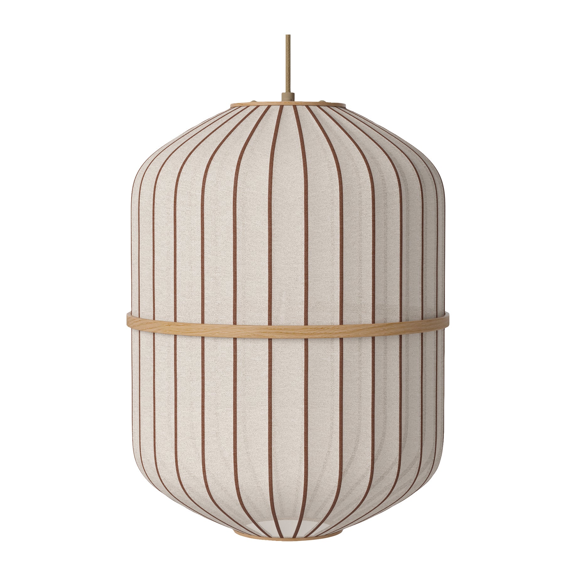 Bolia Lucén Hanglamp Ø 40 cm - Cilinder - Geolied Hout