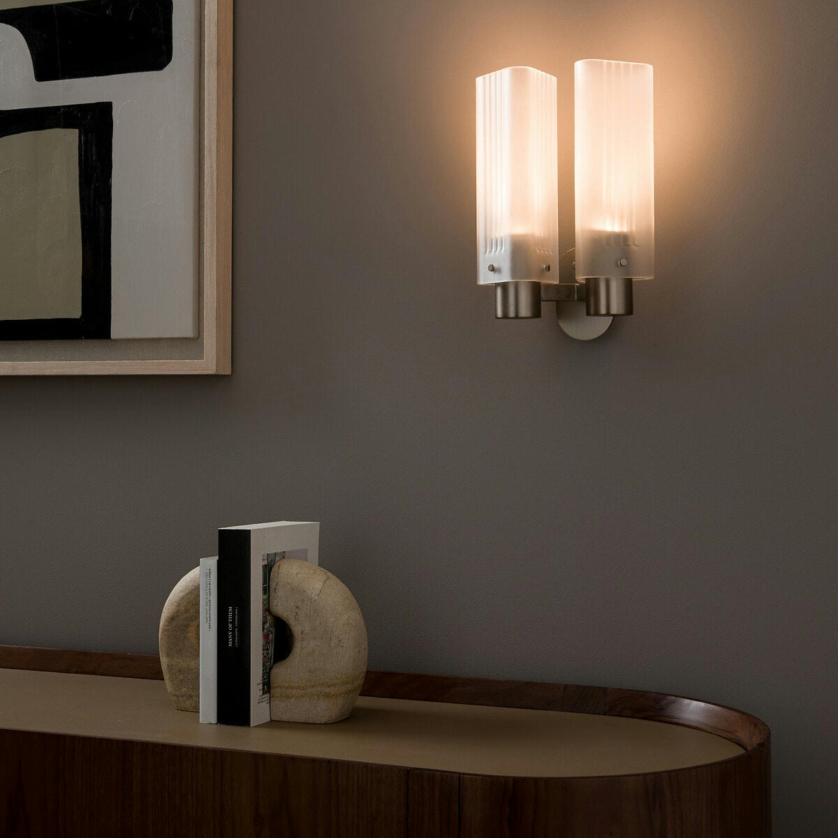 Applique double Strozzi, design E. Gallina
