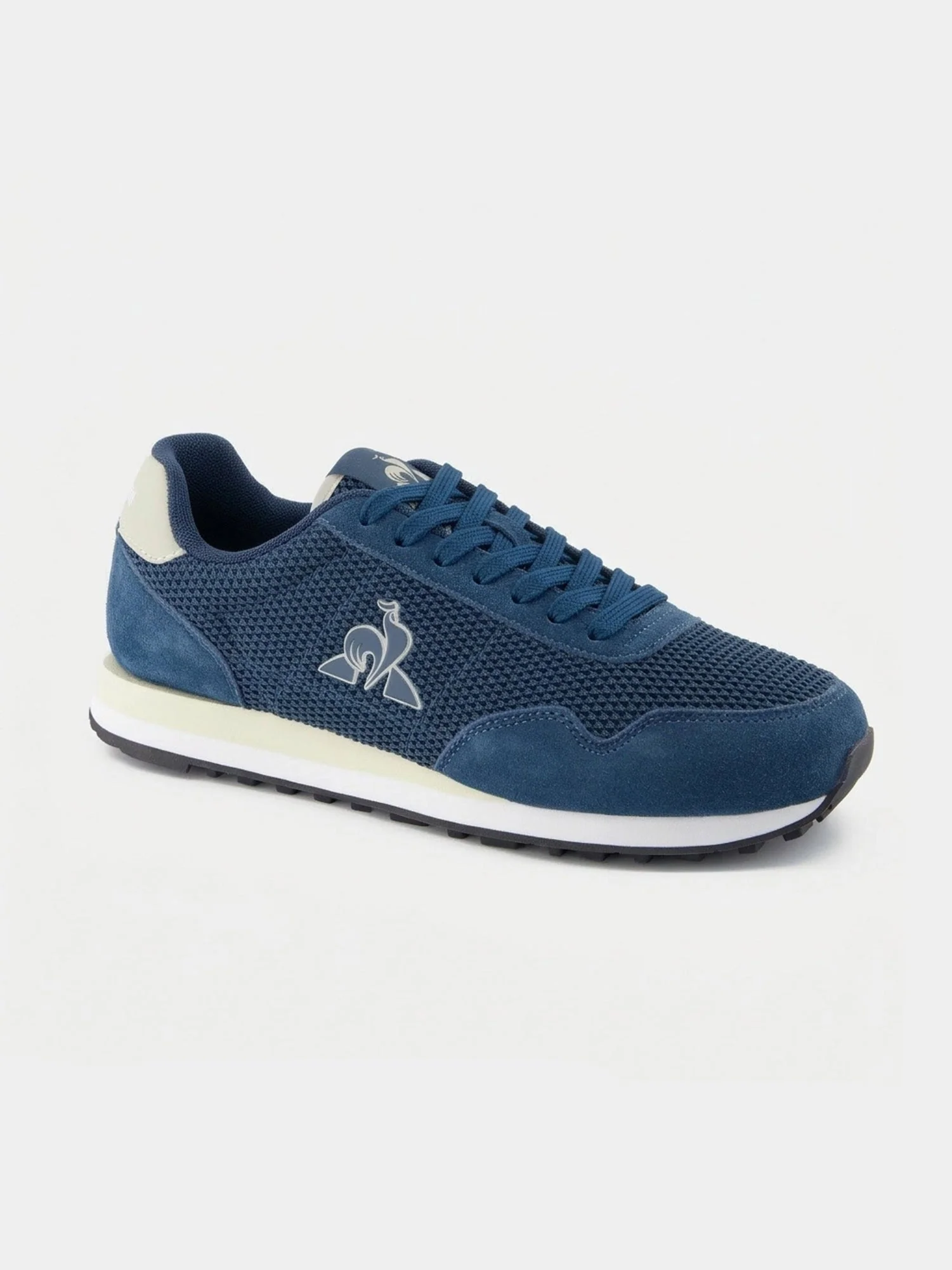 Sneakers retro-running en mesh et suede Astra
