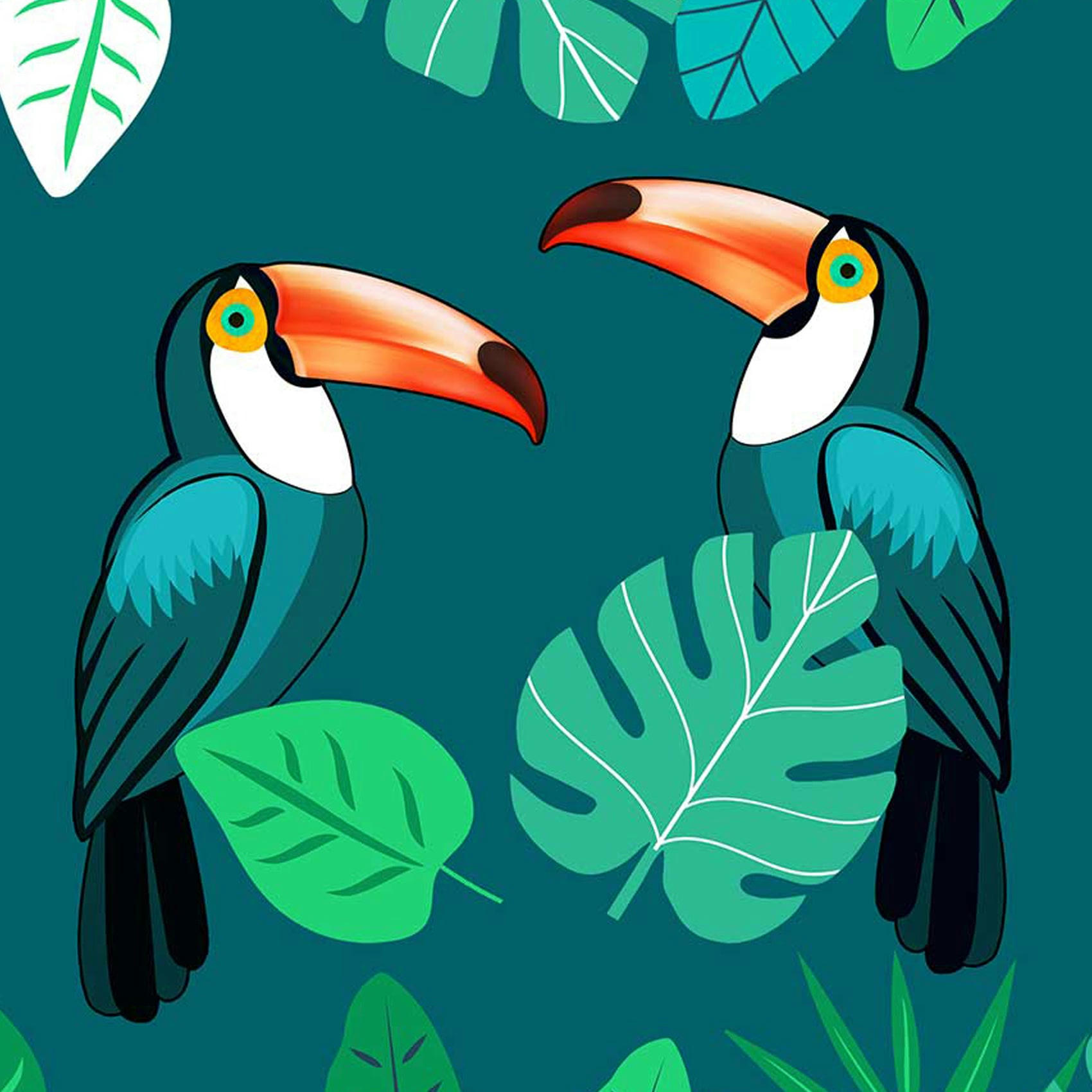 - Set de table imprimé cocobello polypropylène bleu 28.5x44 cm