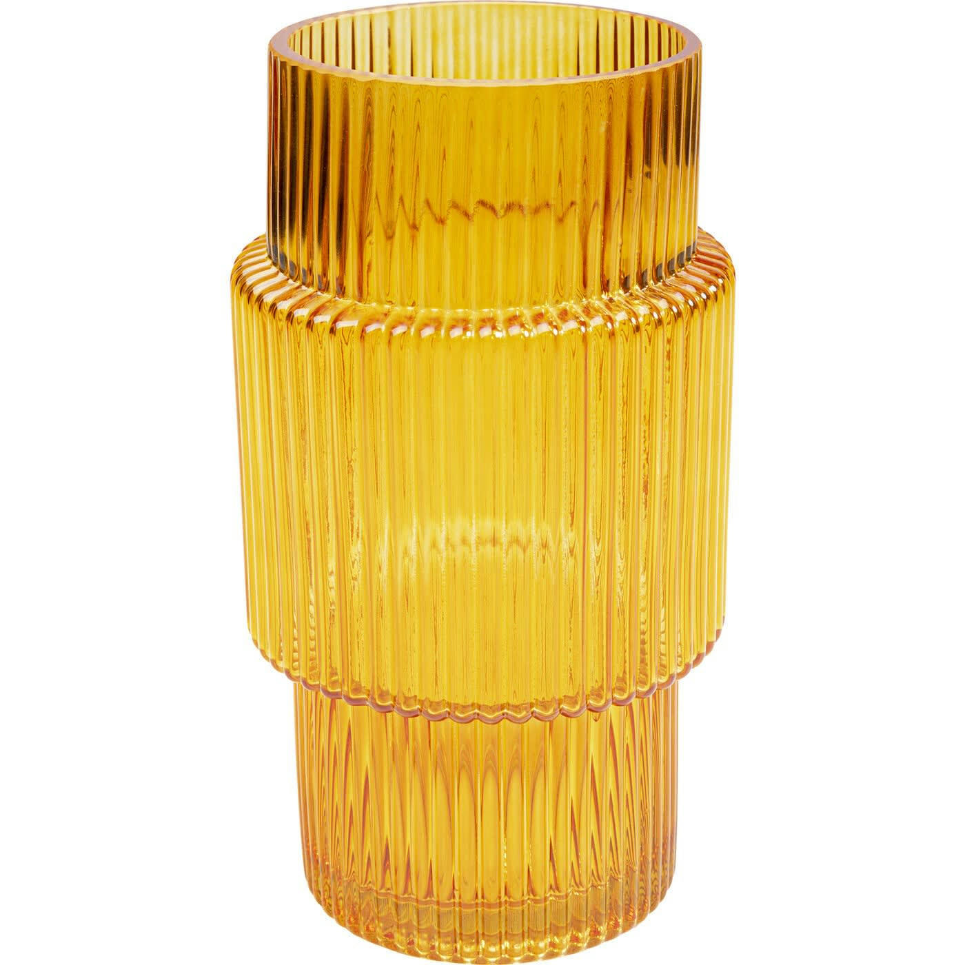 BELLA ITALIA - Vase Bella Italia jaune 26cm Kare Design