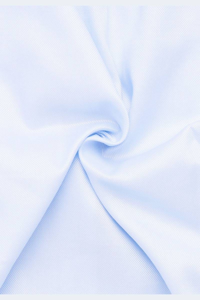 ETERNA Performance Modern Fit Tencel Hemd mittelblau, Strukturiert