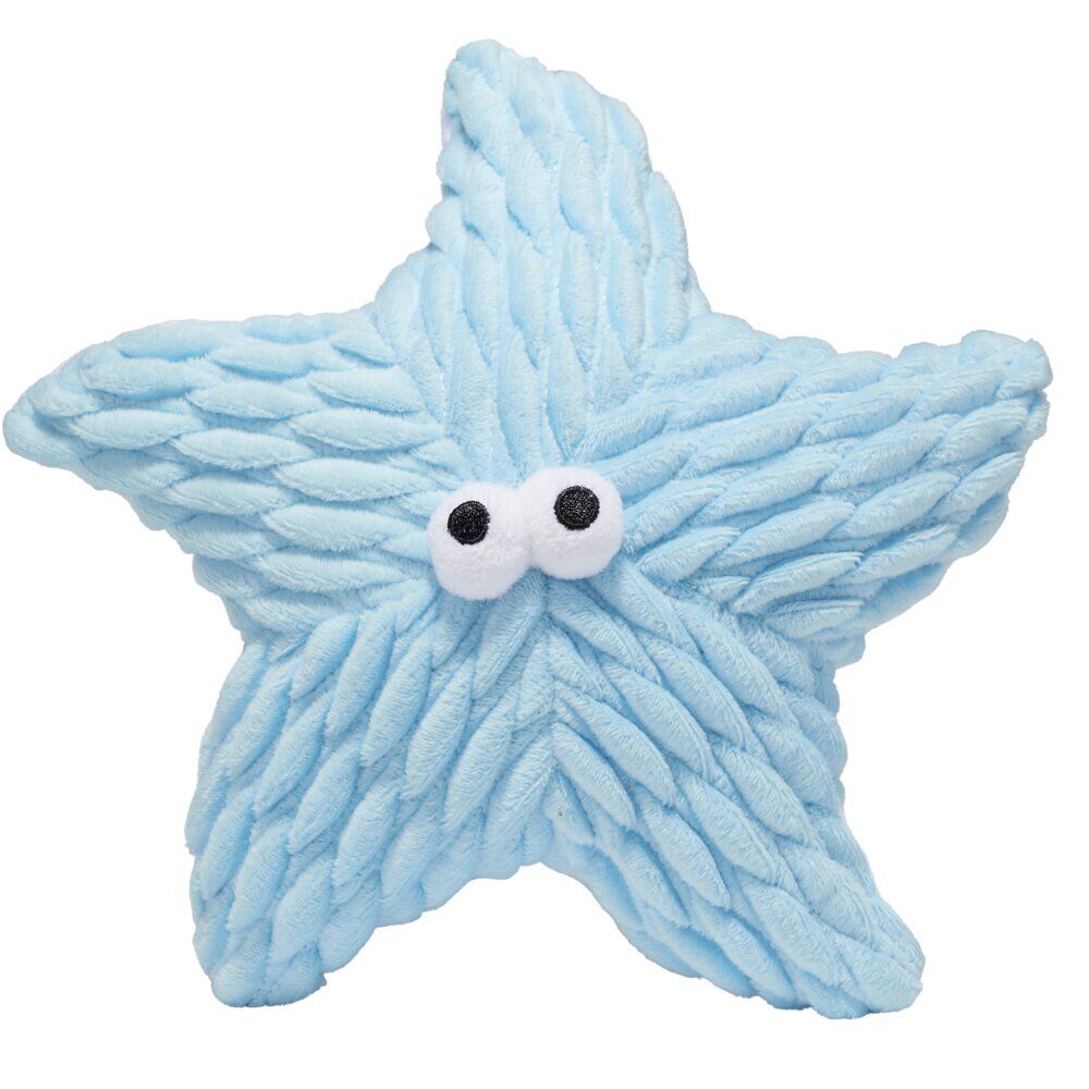 Jouet peluche pour chien étoile de mer bleue Ø20cm