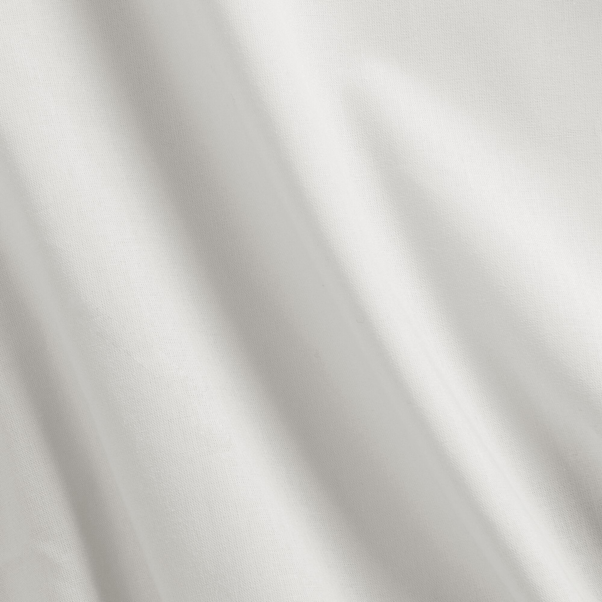 EOLI - Drap housse en coton 140x200cm B30cm - blanc ventoux