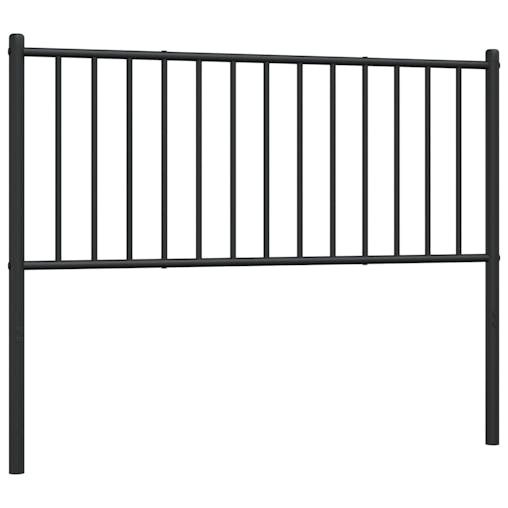 NNEVL Metal Headboard Black 107 cm