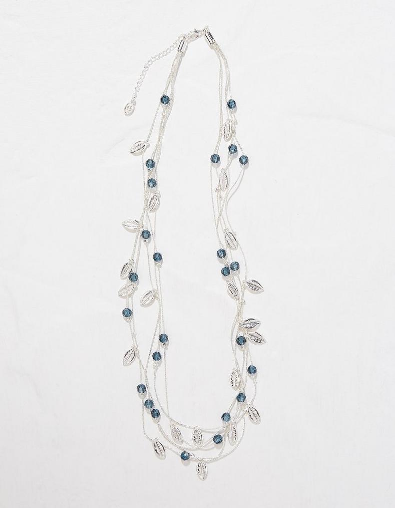 Layered Leaf Necklace