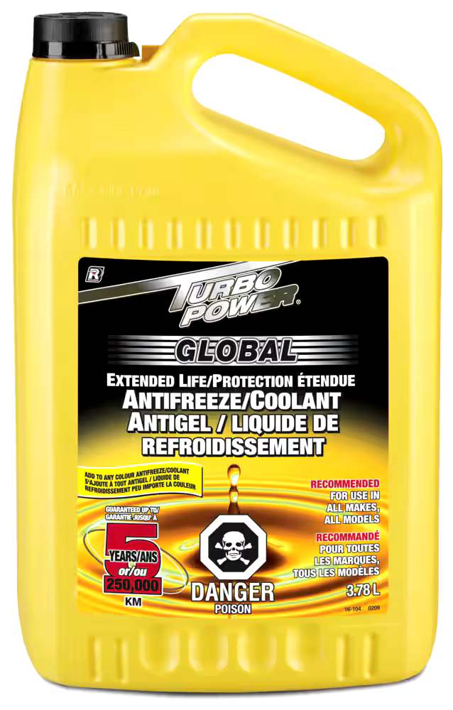 Turbo Power Global Concentrated Extended Life Anti-Freeze/Coolant, 3.78-L