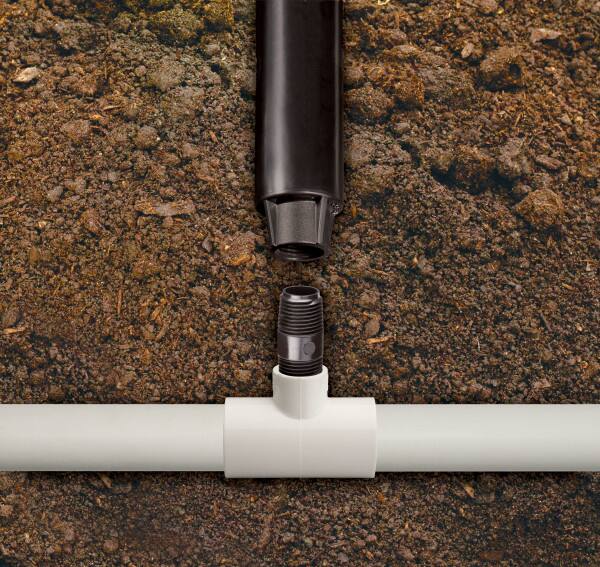 Rain Bird PVC Riser, 1/2-in x 2-in
