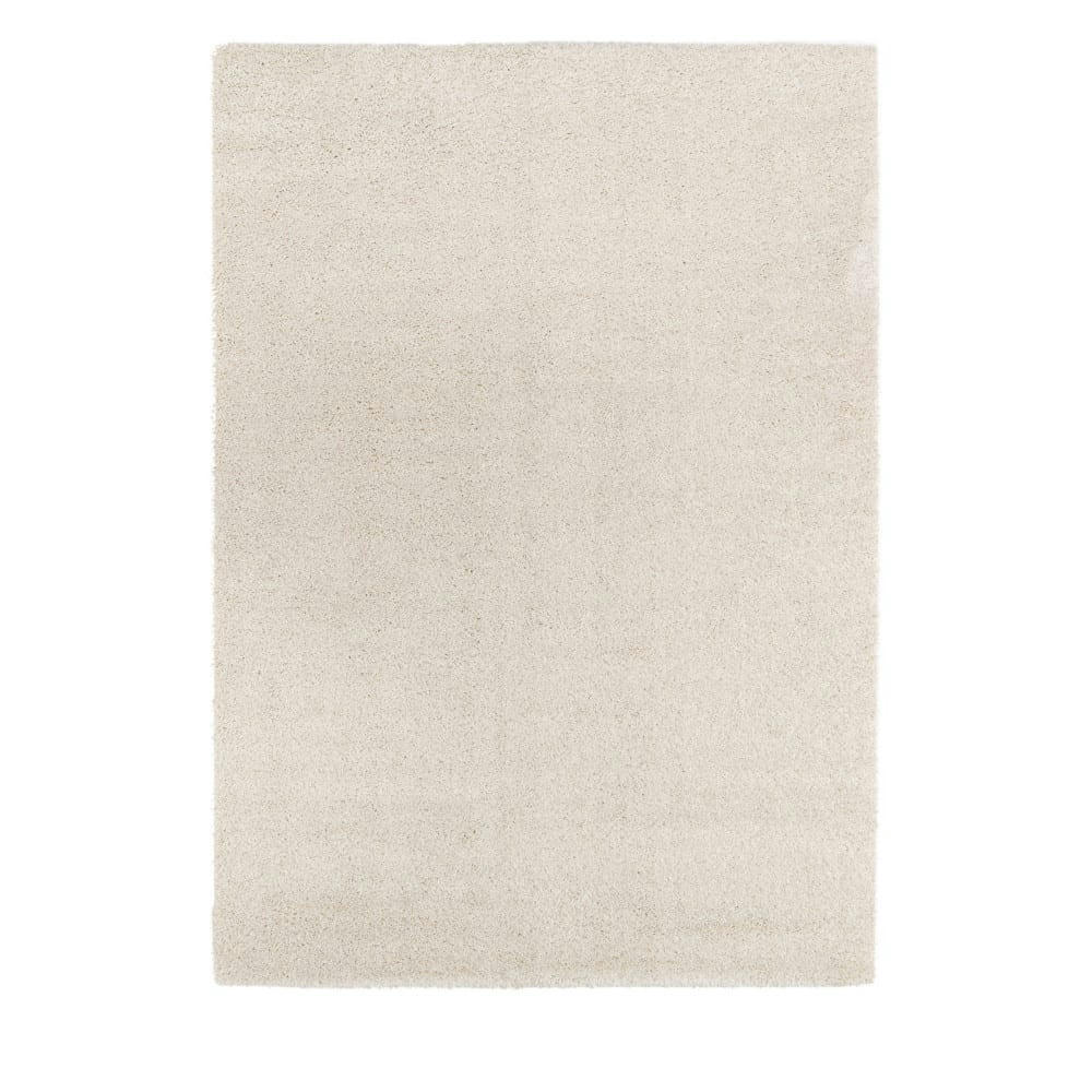 SPRINGS III - Tapis à poil long lavable en machine ecru 140x200 cm