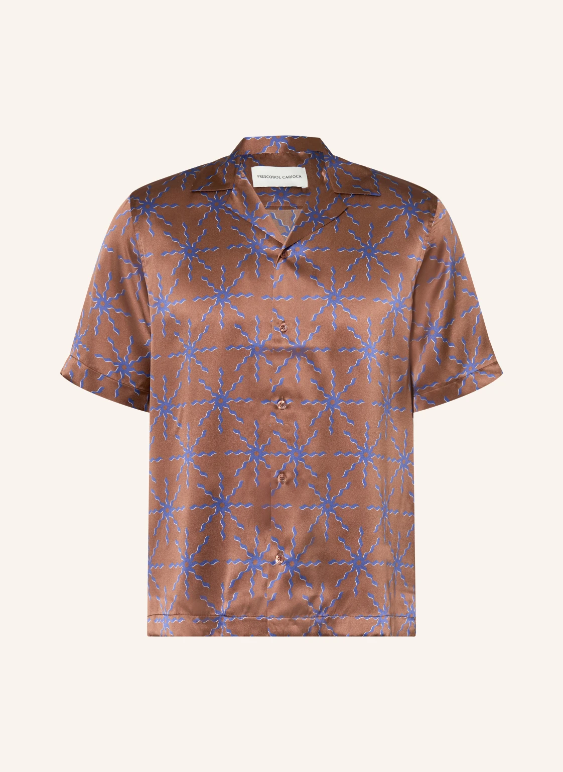 FRESCOBOL CARIOCA Resorthemd ROBERTO Regular Fit aus Seide