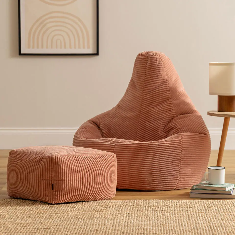 icon Zitzak en Poef Dalton - Corduroy Zitzak - Oud roze