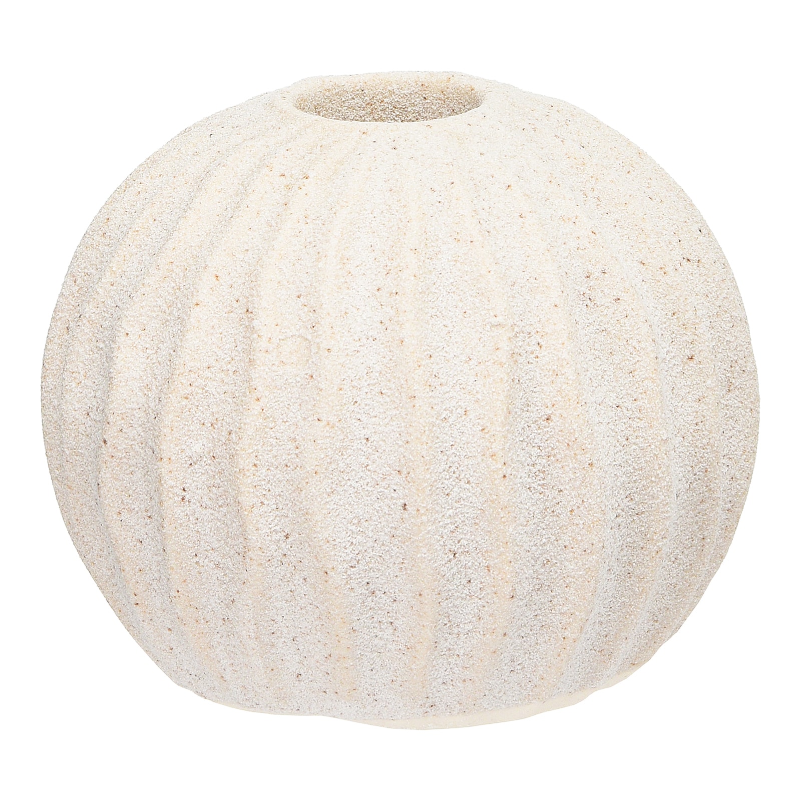 Stabkerzenhalter Curves Beige, ⌀ 9 cm, H 75 mm