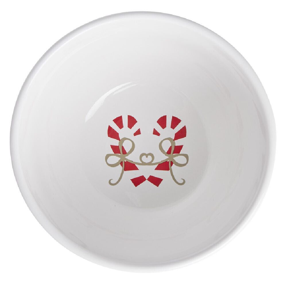 Bol Disney Mickey grès blanc et rouge Ø14cm