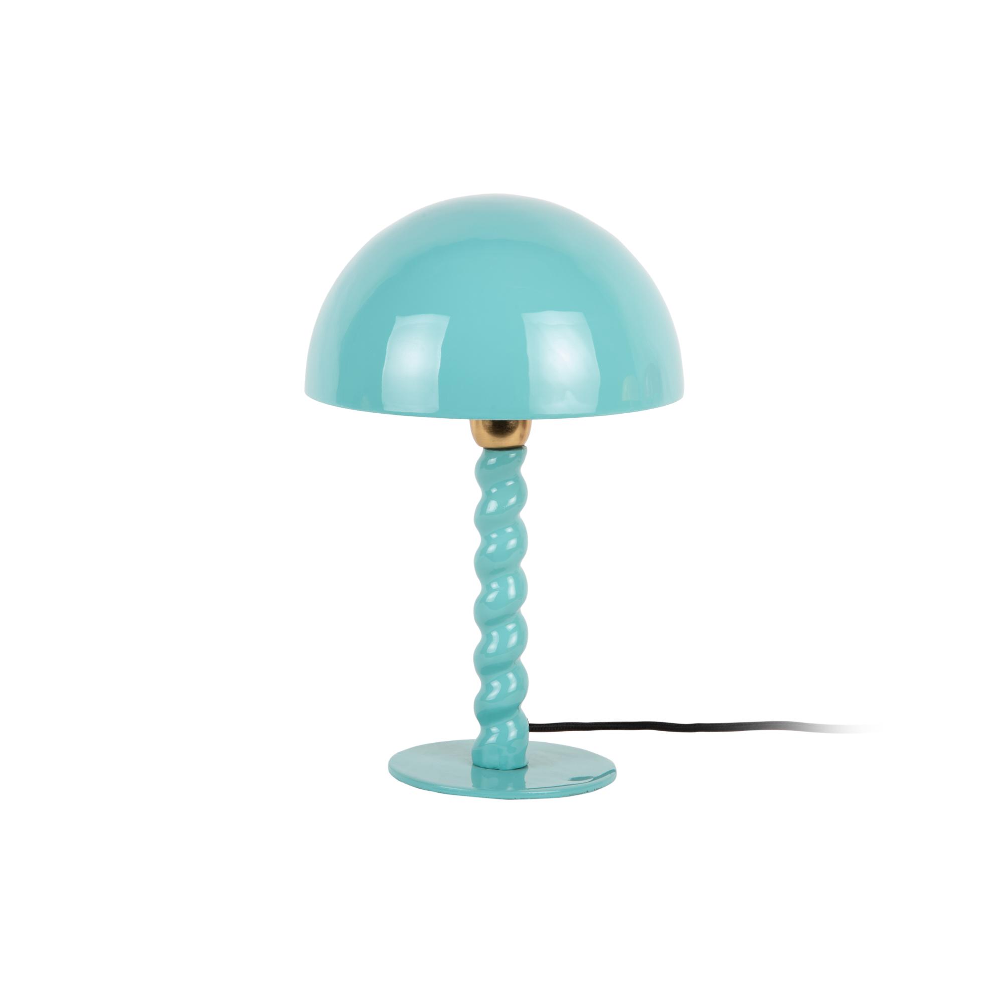 Leitmotiv tafellamp Prisa - blauw - 25x25x39cm - Paddenstoellamp