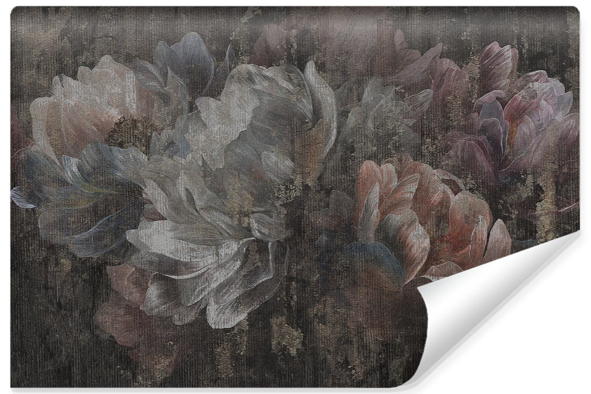 Fototapeta Malowane Abstrakcyjne Piwonie 90x60cm