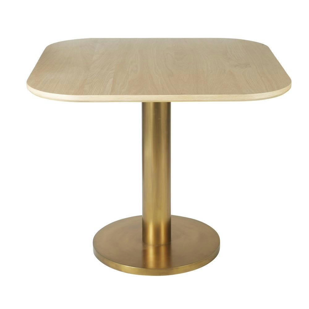 Blackly Business - Plateau de table effet chêne 4 personnes L90